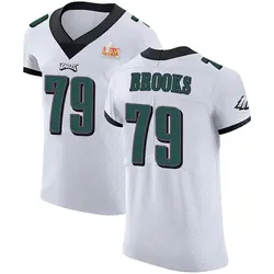 Men's Brandon Brooks Philadelphia Eagles Vapor Untouchable Super Bowl LIX Jersey - White Elite