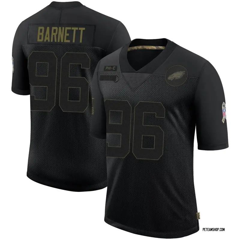 Men's Derek Barnett Philadelphia Eagles 2020 Salute To Service Jersey - Black Limited