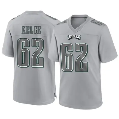 Men's Jason Kelce Philadelphia Eagles Atmosphere Fashion Jersey - Gray Game