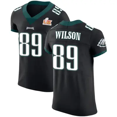 Men's Johnny Wilson Philadelphia Eagles Alternate Vapor Untouchable Super Bowl LIX Jersey - Black Elite