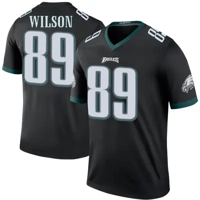 Men's Johnny Wilson Philadelphia Eagles Color Rush Jersey - Black Legend