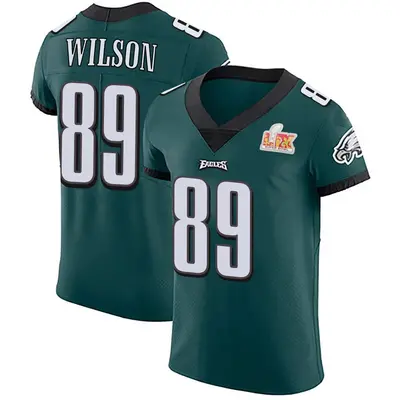 Men's Johnny Wilson Philadelphia Eagles Midnight Team Color Vapor Untouchable Super Bowl LIX Jersey - Green Elite