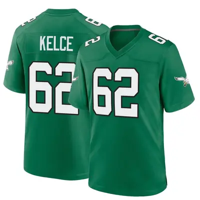Youth Jason Kelce Philadelphia Eagles Kelly Alternate Jersey - Green Game