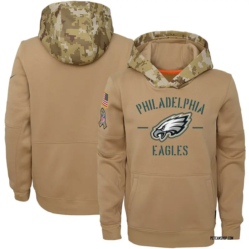 men's philadelphia eagles salute to service hoodie